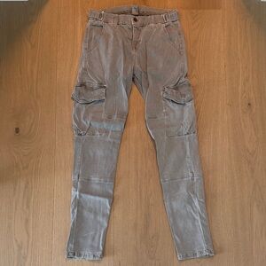 NSF women’s Stonewashed Gray Cargo Pants